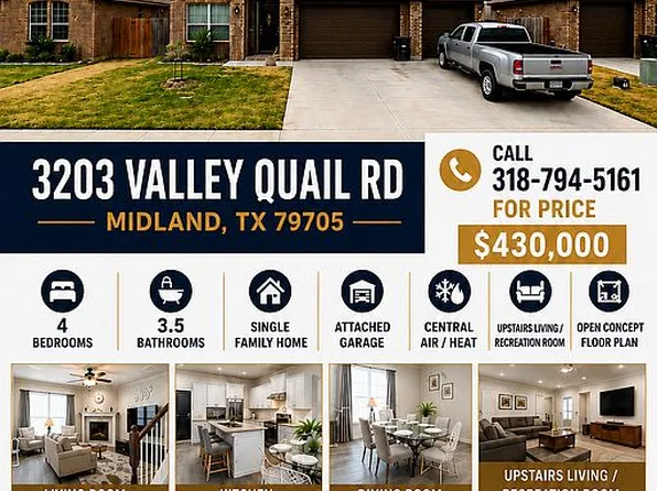 3203 Valley Quail Rd, Midland, TX 79705