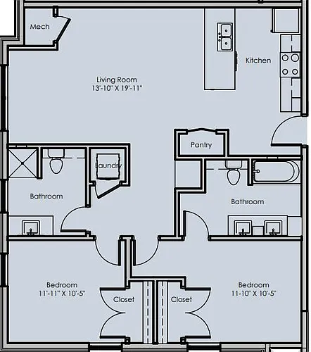 Floor plan B1