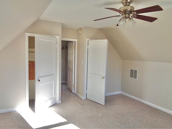 dual closets in bedroom 2 (upstairs)