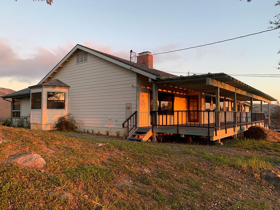 The northwest side of the house at sunset