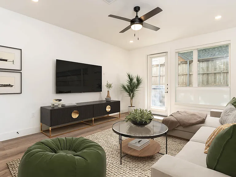 Living Room with Hard Surface Flooring