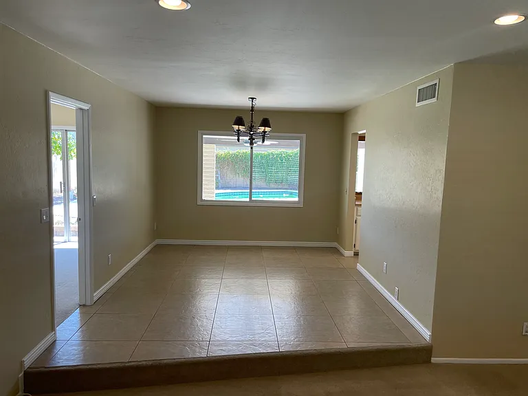 Dining room with window to backyard
(10' x 16')