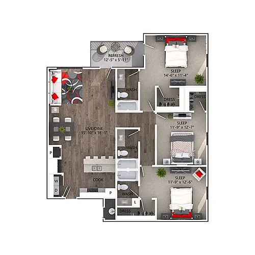 Floor plan Denton