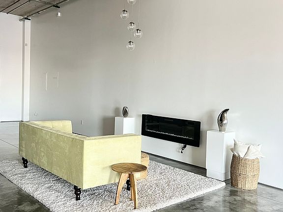 Living Area + Electric Fireplace