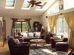 Great Room - Addition 10 yrs ago, french doors,anderson windows,volume ceiling