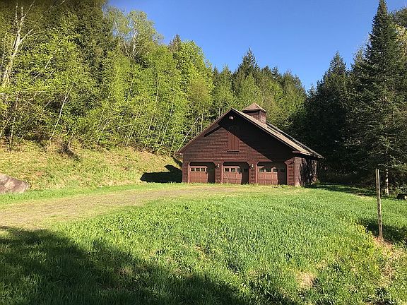 Garage from house site