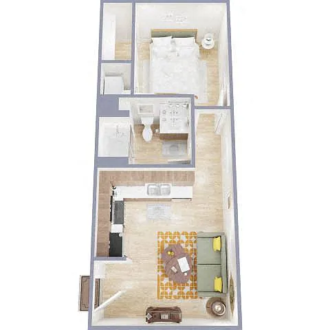 Floor plan 1B