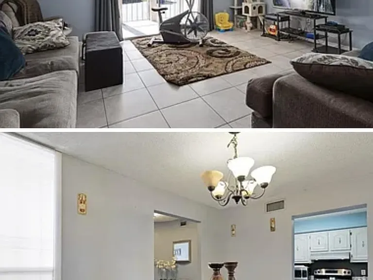 Living room, patio