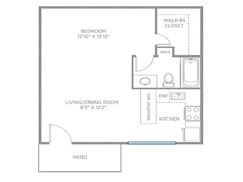Floor plan 1SR
