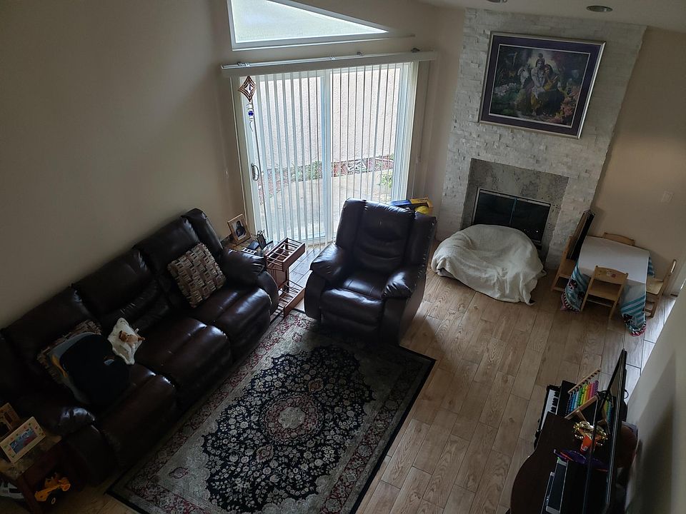 Top view living room