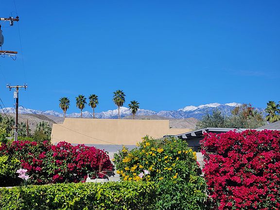 View of the San Jacinto Mountains from back yard.