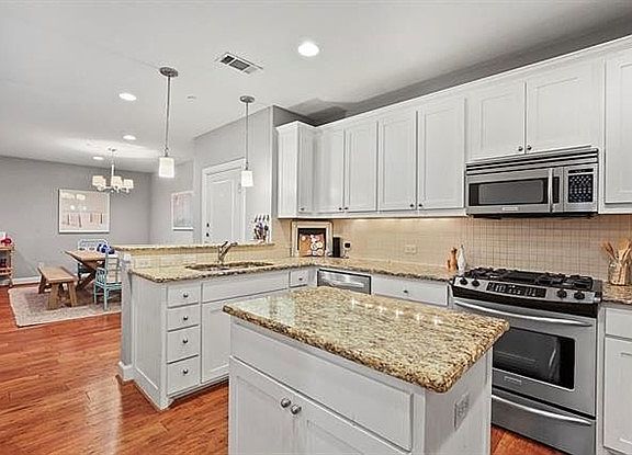 Kitchen facing southwest