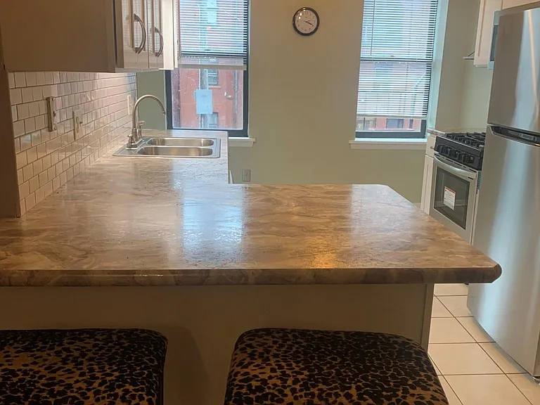 Renovated eat in kitchen