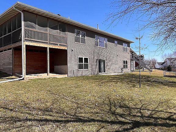 exterior: extra storage area