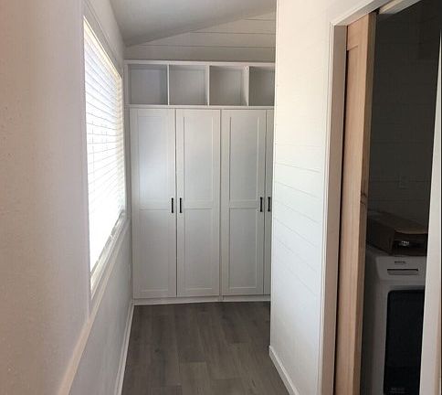 Hallway with Laundry room