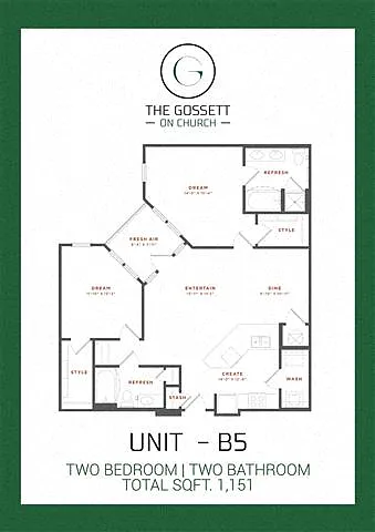 Floor plan The Mulberry (B5)