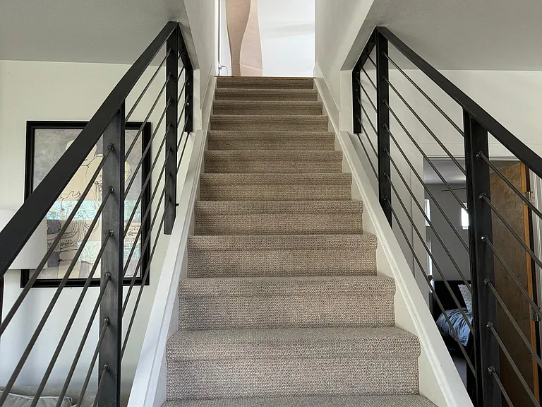 Stairs up to third floor.