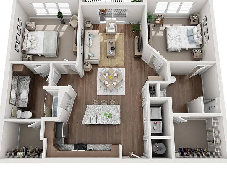 B3hc floor plan The Carson