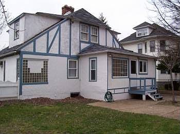 Rear  view with Garage
