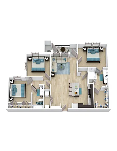 Floor plan B3