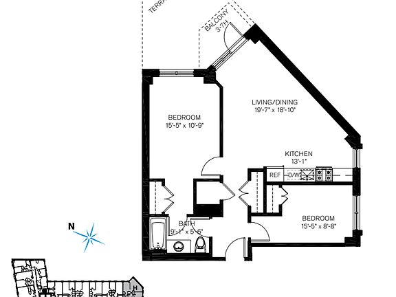 2nd image of 301 Sullivan Pl APT 3H