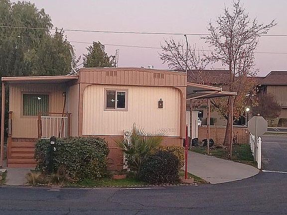 Front of home in winter