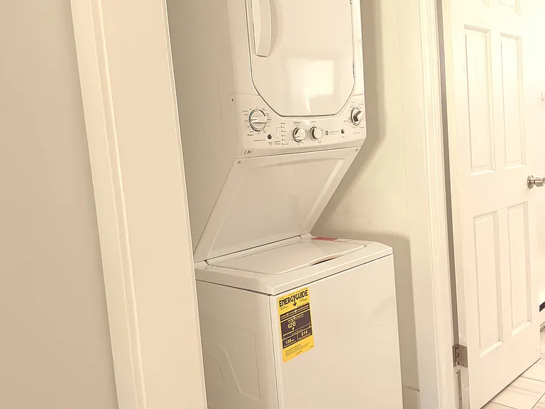 Washer and dryer included in unit