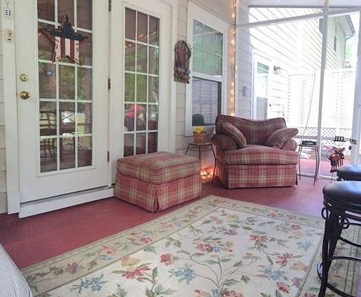 large screened in porch