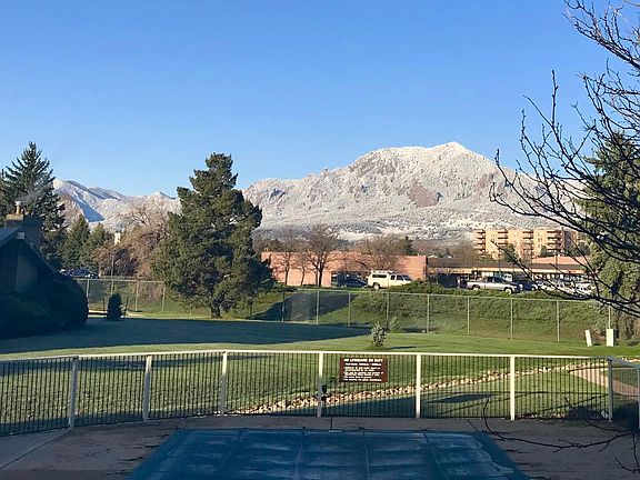 Spring view from balcony/front door