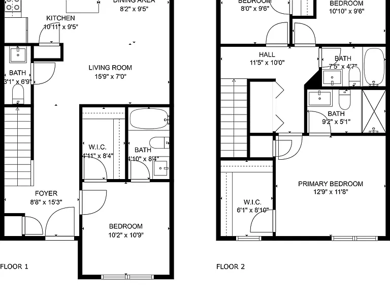 Townhouse layout