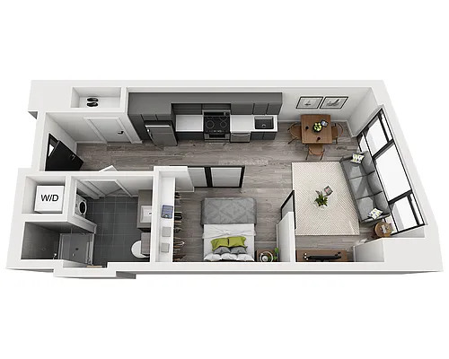 Floor plan Studio E1C