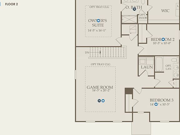 Kisko Floor Plan, Quick Move-In Home, Floor 2