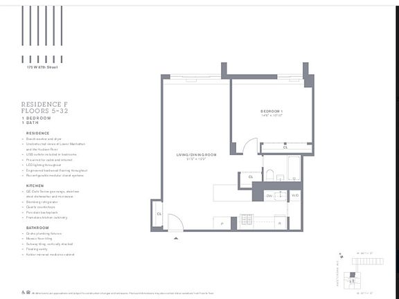 2nd image of 175 W 87th St APT 14F