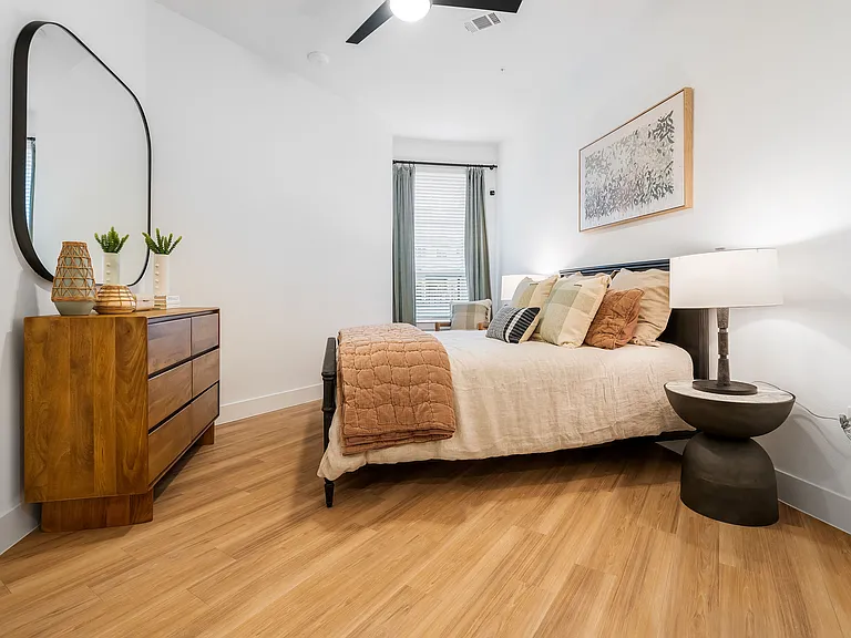 Stylish space with creative details.