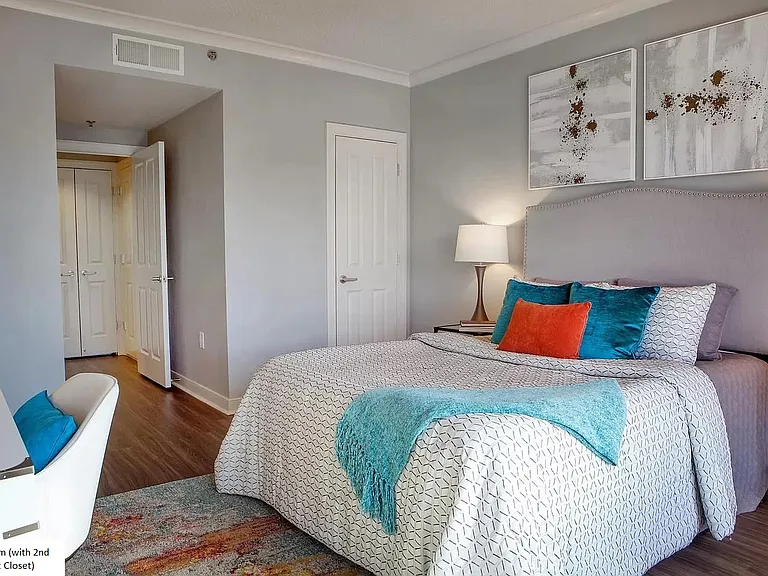 Bedroom with second closet