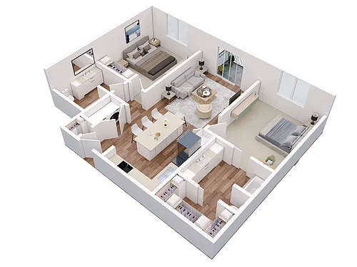 Floor plan 2X2