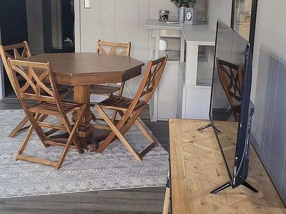 TV table & dining table in Living Room