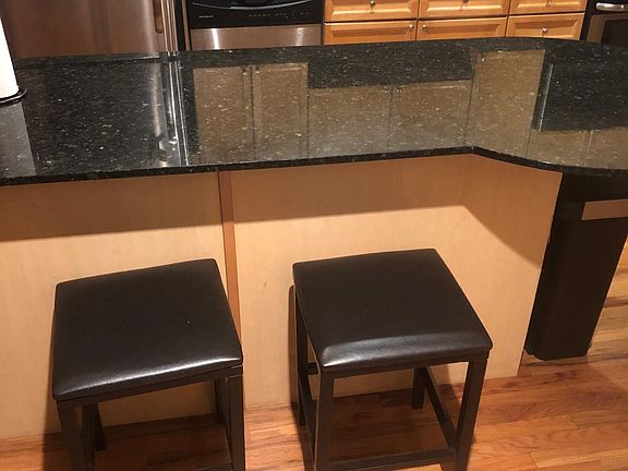 Kitchen has been upgraded to White cabinets