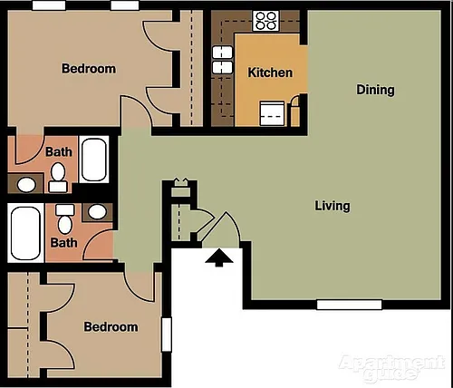 Floor plan 2X2