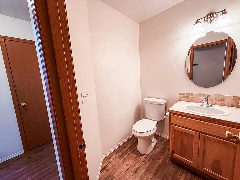 Half bathroom downstairs