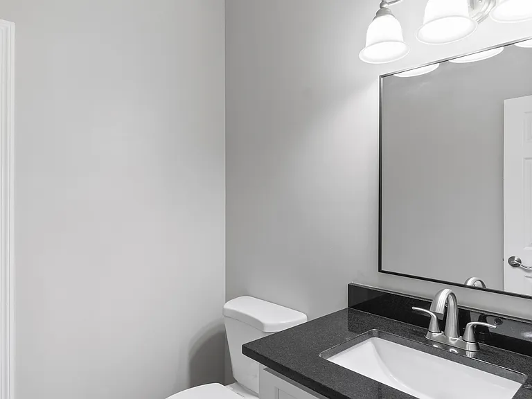 First floor half bath