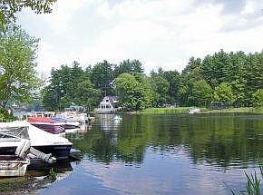 Pond from assoc. boat ramp
