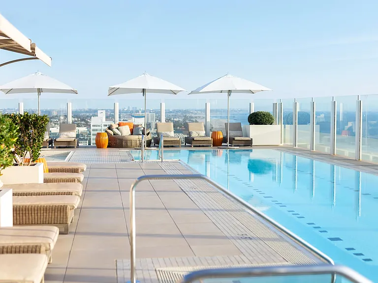 Rooftop pool
