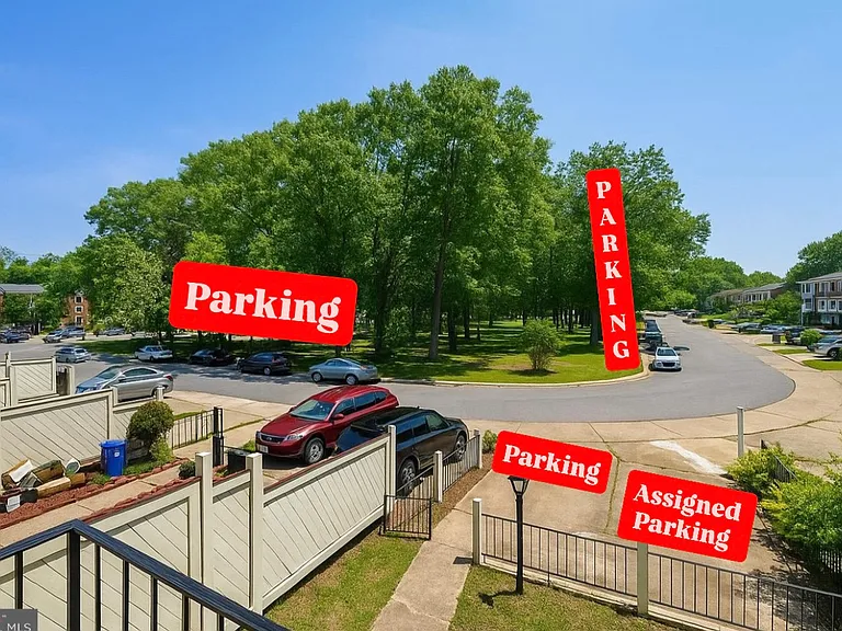 Parking, Front Lawn and Park