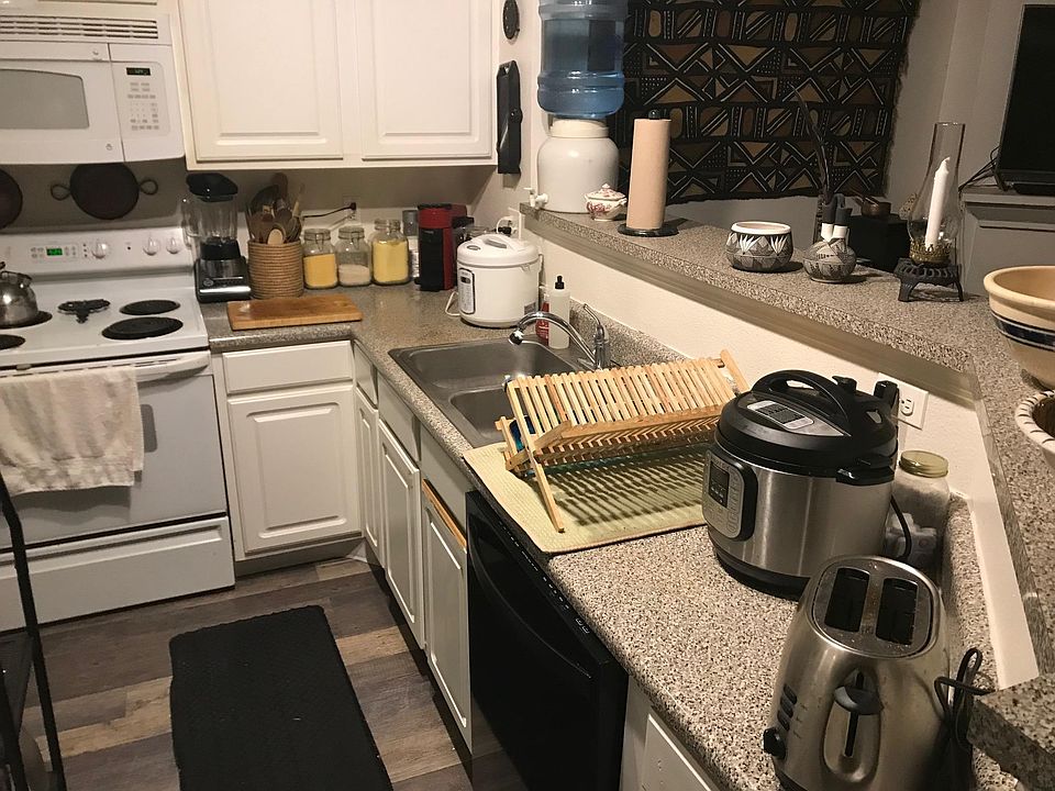 New dishwasher, spacious kitchen with plenty of counter space and an island.