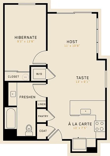 Floor plan A1K