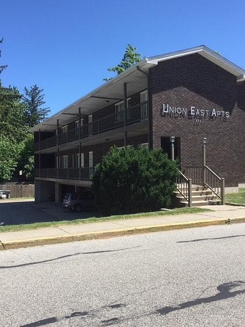 Outside of building