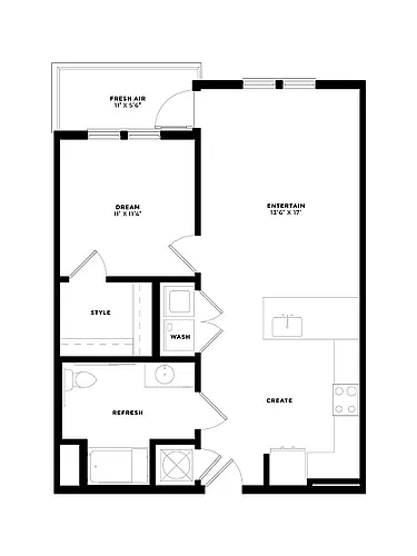 Floor plan A1-A