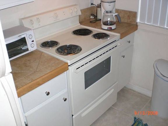 kitchen has window