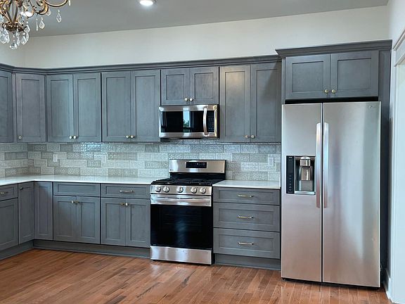 Open floorplan kitchen and den